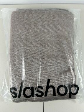 Slashop Throw Blanket, Chestnut Mocha Herringbone - 100% Polyester